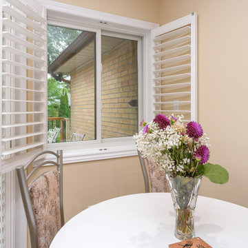Pleasant Kitchen with New White Window - Renewal by Andersen Greater Toronto, Ot