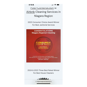 2025 Consumers Choice Award