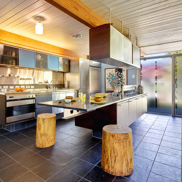 EICHLER RENOVATION  PLUG IN STEEL POD ADDITION
