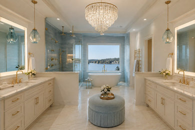 Bathroom - traditional bathroom idea in Charlotte