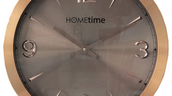 Hometime Wall Clock Aluminium