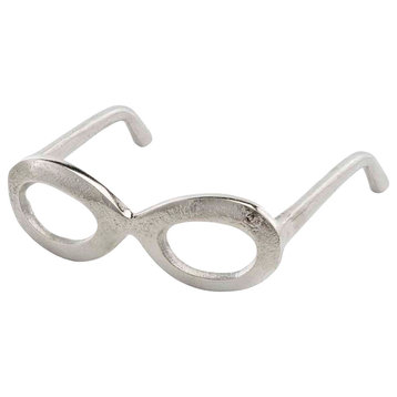 Jackie-Oval Silver Glasses