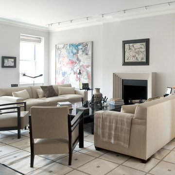 Transitional Living Room