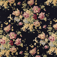Ralph Lauren Sussex Gardens Black Fabric | OnlineFabricStore.net