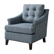 Charleston Tufted Club Chair, Navy