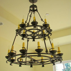 CH-117 Hand Made Iron Chandelier - Chandeliers