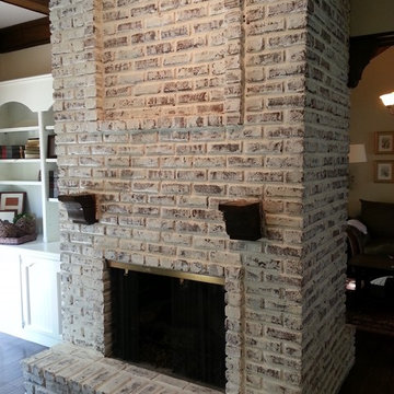 Brick Fireplace Technique