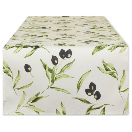 Beachy Stripe Print Outdoor Tablecloth With Zipper 60X84