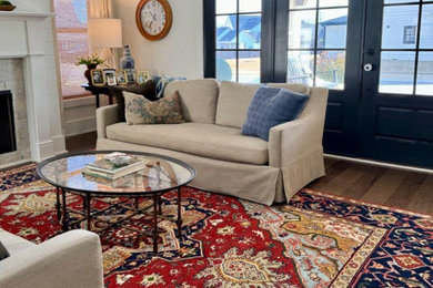 Serapi Rug inspires living room craftmas design!