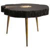 Timber Black and Brass Coffee Table