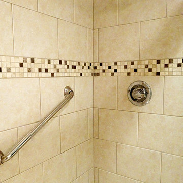 Rosey and Romantic: Ann Arbor Bathroom Remodel