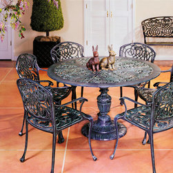 Sea Island Patio Dining Set - 51" - Outdoor Dining Sets
