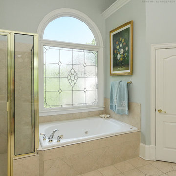 New Half Round Window in Phenomenal Bathroom - Renewal by Andersen Georgia