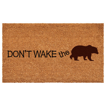 Calloway Mills Don't Wake The Bear Doormat, 30"x48"