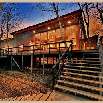 Contemporary Lake House