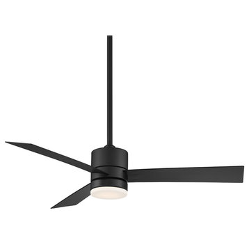 San Francisco Indoor/Outdoor 3-Blade Smart Ceiling Fan 52" Matte Black With Kit