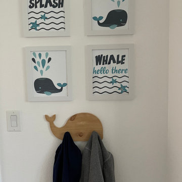 Whale-Inspired Nautical Toddler Room - AFTER