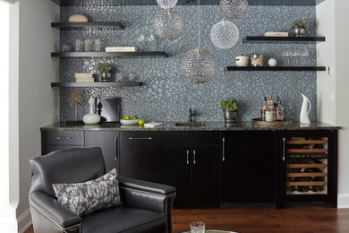 Trendy home bar photo in Minneapolis