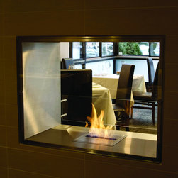 EcoSmart Fire Firebox 900DB Indoor/Outdoor Fireplace - Outdoor Fireplaces