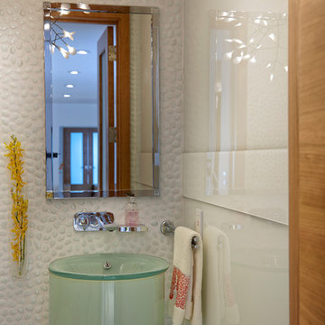 By J Design Group – Powder Room - Miami Interior Designers – Contemporary
