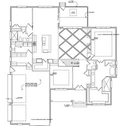 Help with coffered ceiling and open floor plan!