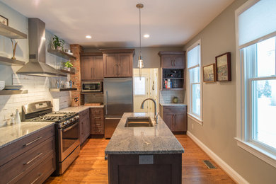 Transitional kitchen photo in Philadelphia