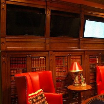 Country French Custom Home 2 Home Office
