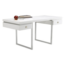Bentley Desk | White - Desks And Hutches