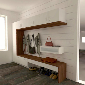 Modern Mudroom Design