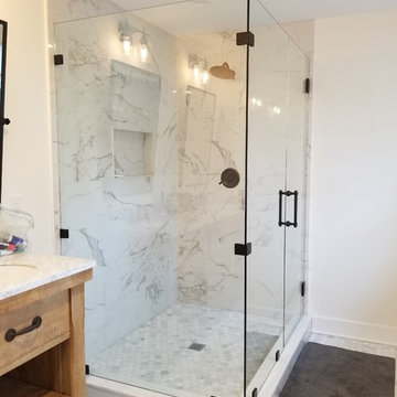 Frameless Glass Shower Enclosure
