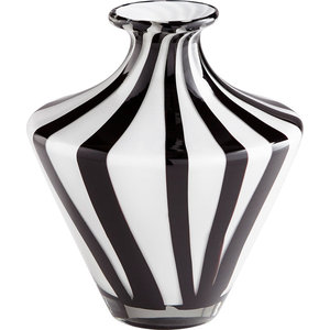 Modern Black and White Large Floor Vase, 43" - Contemporary - Vases ...