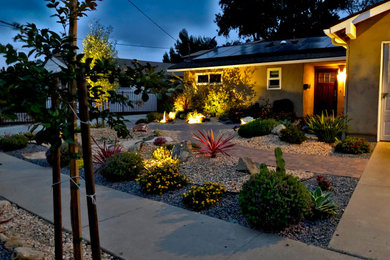 Design ideas for a landscaping in San Diego.