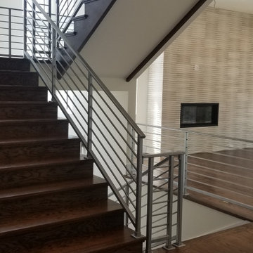 Interior Welded Horizontal Railing