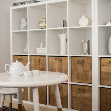 Family Room joined with a Play Room