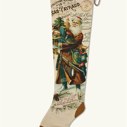 Benevolent Santa Stocking - Christmas Stockings And Holders