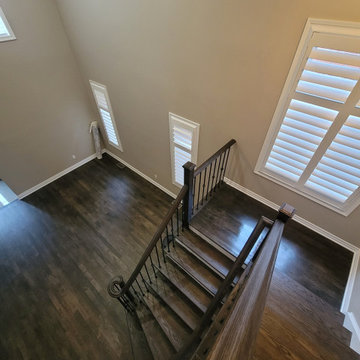 Hardwood Floor Refinishing + Staircase Refinishing (Colborne St, Brantford)