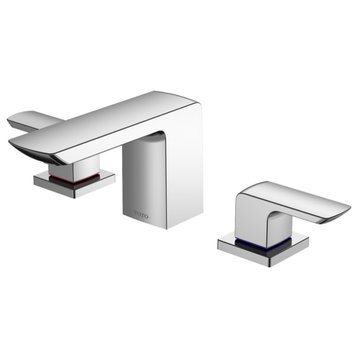 Toto TLG02201U#CP GR Two-Handle Widespread Lavatory Faucet - Polished Chrome