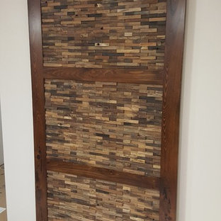 Transitional kitchen pantry ideas - Example of a transitional kitchen pantry design in Milwaukee