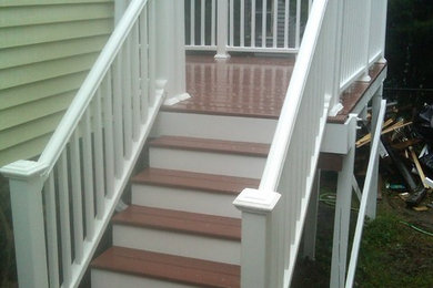 Inspiration for a timeless patio remodel in Boston
