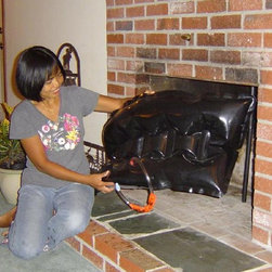 Fireplace Plug - Stops Drafts and Saves Energy - Fireplace Tools