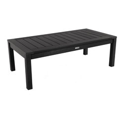 Highwood USA - Adirondack Coffee Table, Black - Outdoor Coffee Tables