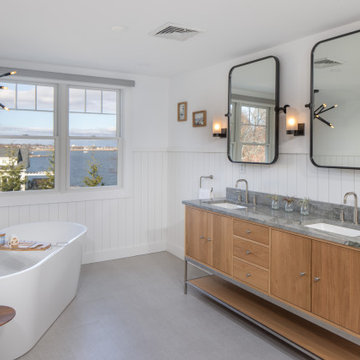 Contemporary Coastal Bathrooms in Dartmouth, MA