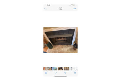 New Natural Gas Fireplace Install