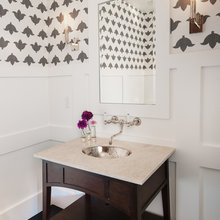 powder room vanity