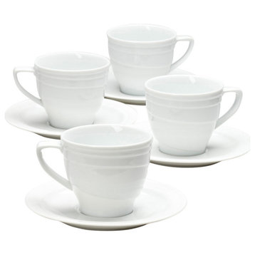 Elan 4-Piece Tea Cup And Saucers