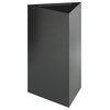 Safco Trifecta 30"H Base for Trash Can/Recycling Receptacle in Black
