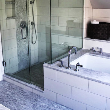 Contemporary La Grange Bath Re-Model
