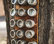 Banded Wine Barrel Spice Rack With 15 Cans