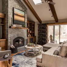 fireplace/tv