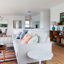 Grey and greige sofas